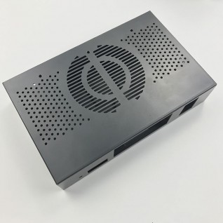 Stamped aluminum electronic enclosure
