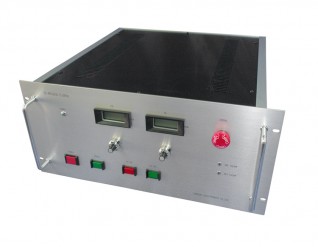 4U cabinet powder-coated black