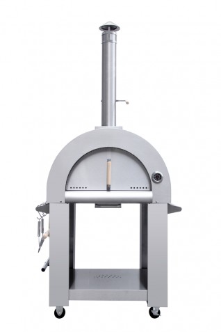 Oven body with chimney detail