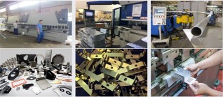 Sheet metal stamping line