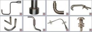 Tight radius tube set