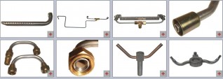 Coiled stainless tube