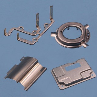 Connector shell stamping