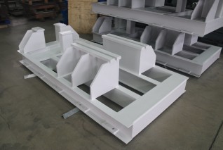 Machined and welded subframe
