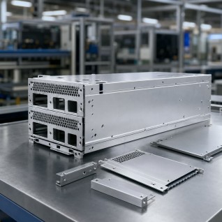 Custom rackmount PSU housing