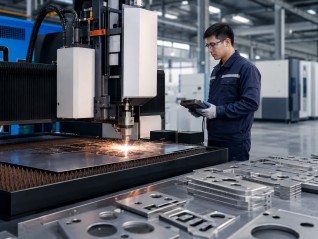 Sheet metal laser cutting process