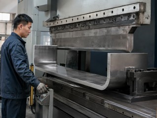 Custom formed sheet metal panel
