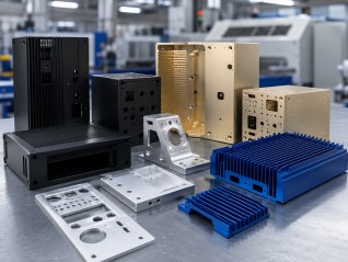 Custom anodized aluminum component