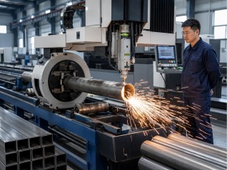 Tube laser cutting for metal frames