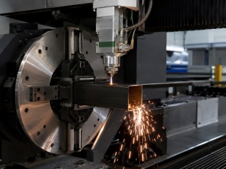 Structural tube laser cutting