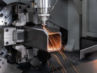 Tube laser cut frame parts